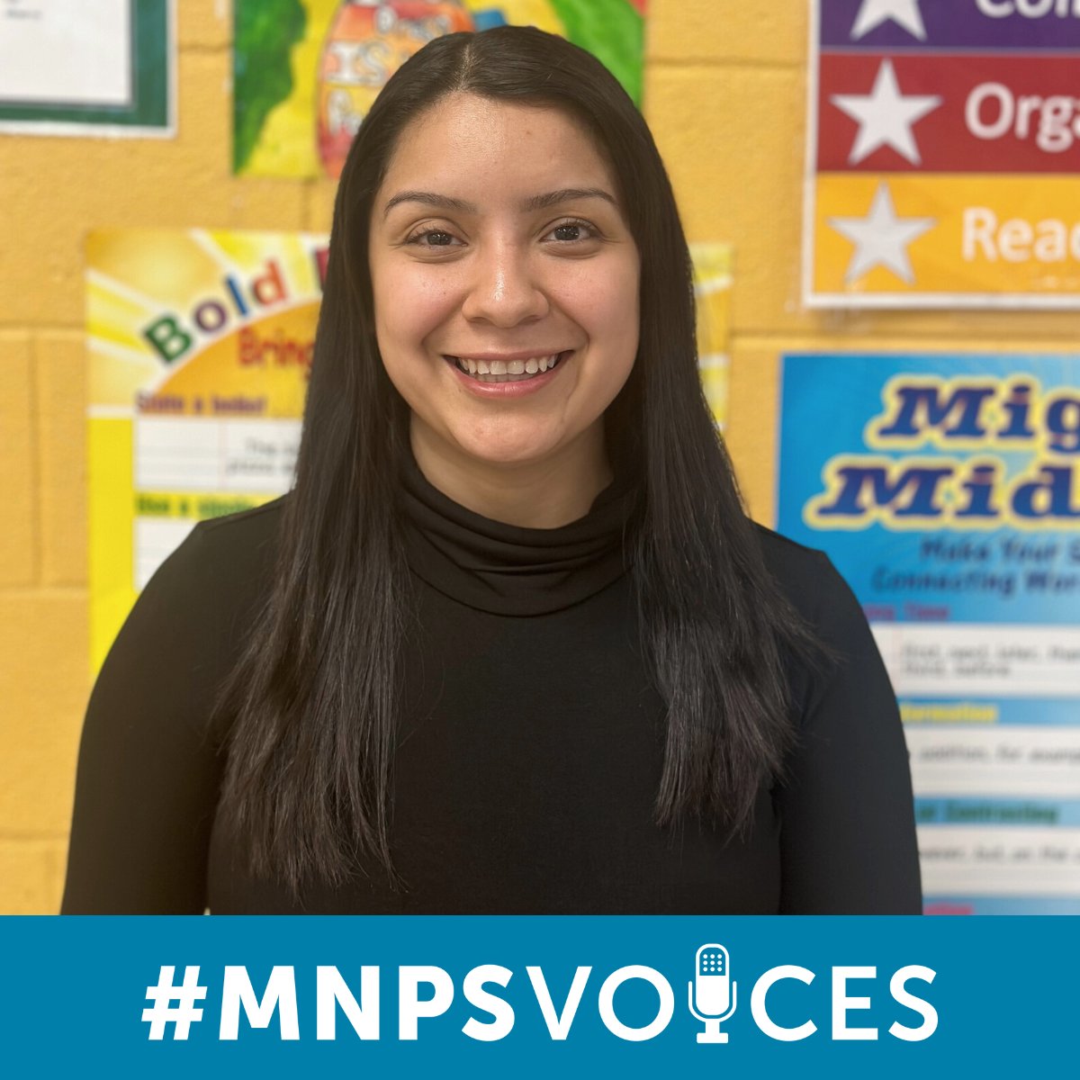 #MNPSVoices: Sarai Ovalle is an English Learners teacher at Antioch Middle and a Cane Ridge High School grad. She's got a passion for educating & inspiring her students, many of whom have similar origin stories as children of immigrants. mnps.org/news/featured-…