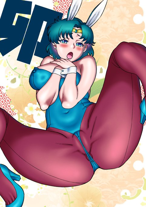 セーラーバニーマーキュリー #セーラーマーキュリー #バニーガール #ストッキング #開脚  