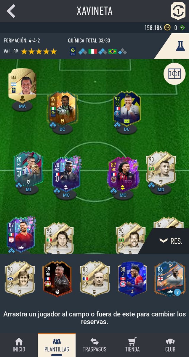 BryanSteveRami2's tweet photo. @xARiiAN Arian ojala salir en tu video 😅
Ese es mi humilde equipo, estoy ahorrando para Barella aunque cualquier sugerencia es bien recibida, saludos crack rotisimo 🔥 https://t.co/RoVaHNUOcZ