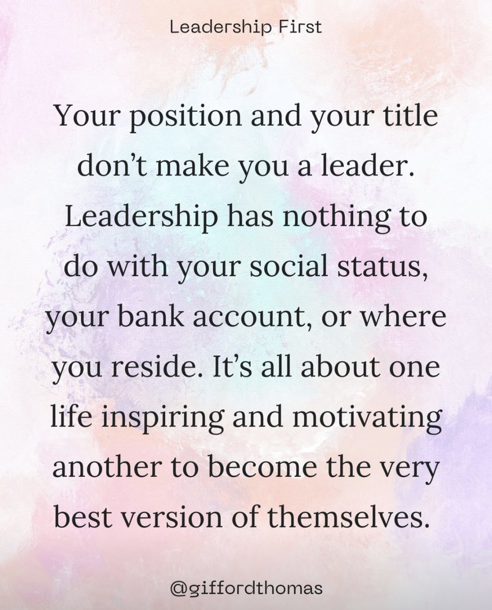 As leaders, we must ask ourselves did what I do today inspire the best versions of those I serve or did I shy away from the hard stuff because I am preserving a dysfunctional relationship?
