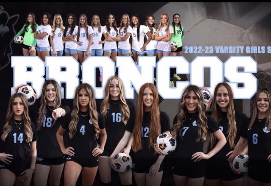 CN_GIRLS_SOCCER's tweet photo. Another FANTASTIC season for the Clovis North Lady Bronco ⚽️ Team has come to an end … 19-3-3

TRAC co-Champions 💍
D1 Central Section Champions 💍

Thank you ladies for your dedication and commitment to this program. 
@CNECPrincipal @AllStarGameBen @PAGMETER @gabecamarillo_ https://t.co/ho0AHwNpHC