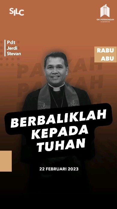 gkipeterongan's tweet photo. "Allah telah memberikan satu kekuatan kehidupan yaitu nafasNya sendiri. Dan Dia ingin memakai kita, unruk menjadi berkat bagi dunia." - Pdt Jerdi Stevan (@jerdi.stevan )

Khotbah dapat disimak selengkapnya dalam Ibadah Rabu Abu "BERBALIKLAH KEPADA TUHAN"… https://t.co/poxbLAhlVk https://t.co/PwQtzsw7MB