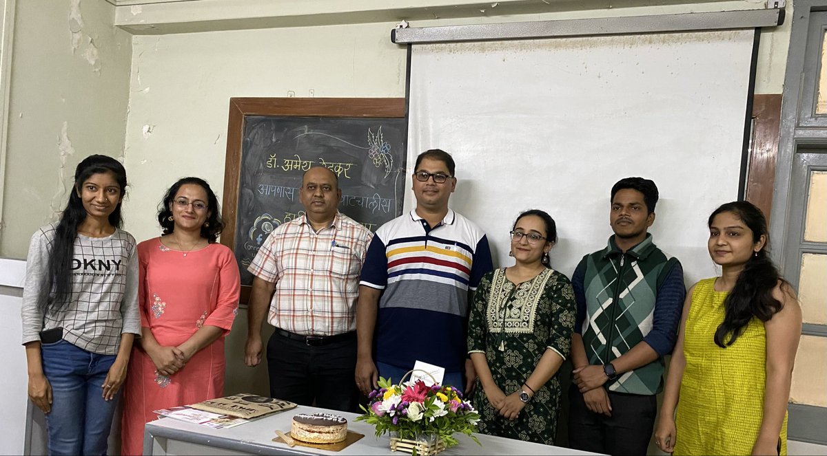Some sweet and small memories with <a href="/RedkarAmey/">Amey Redkar</a> on farewell from Dept. Of Botany,SPPU Pune