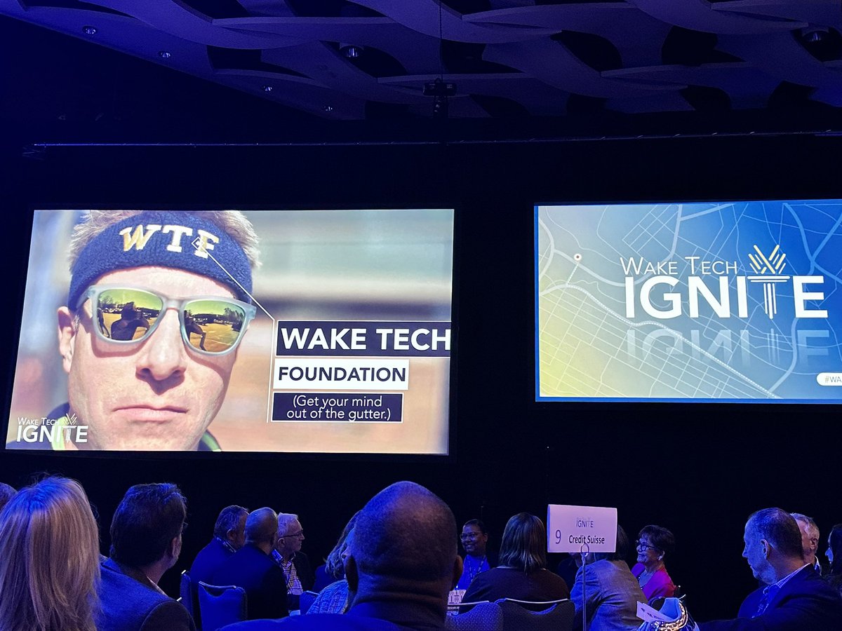 Raleighsmag's tweet image. Inspiring day celebrating how Wake County runs on Wake Tech! #WakeTechIGNITE