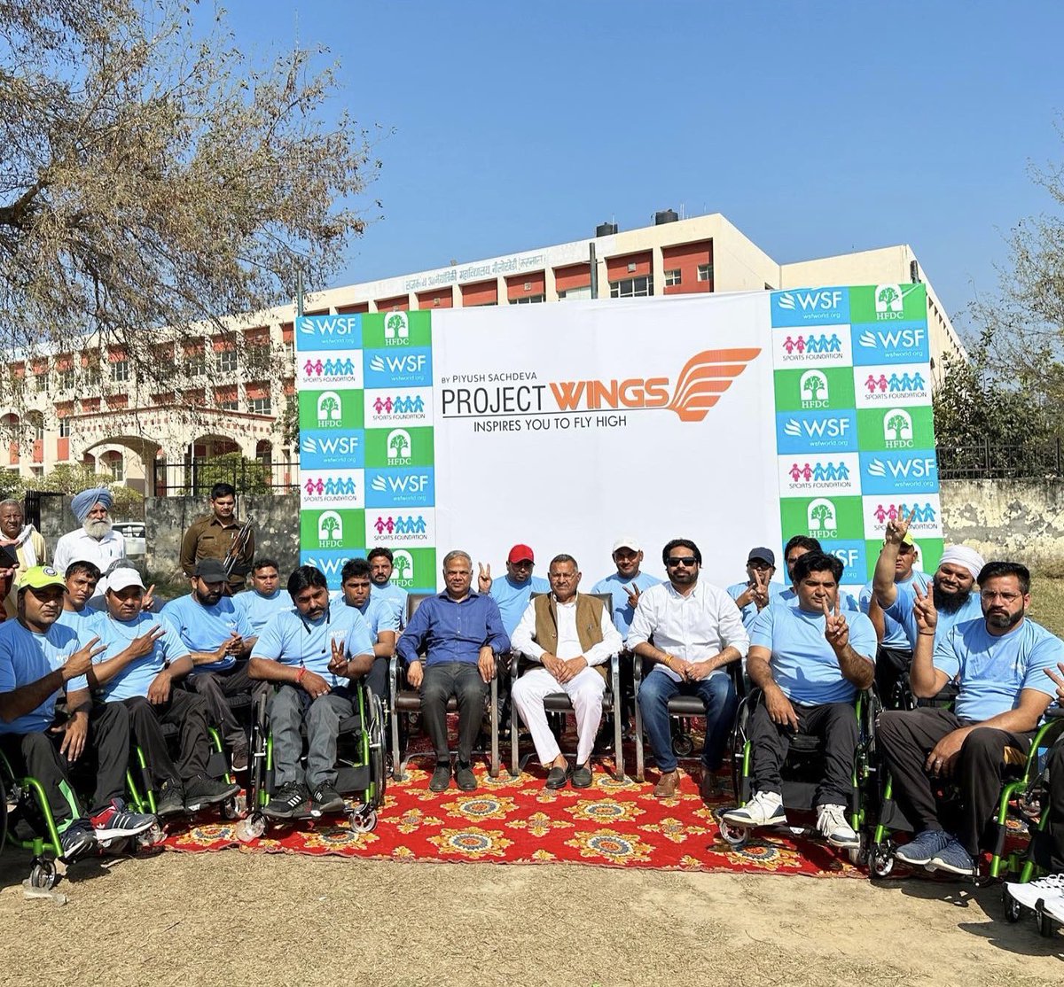 WSFworld's tweet photo. To help our nation’s dreamers overcome the logistical difficulties standing in the way of their dreams, WSF launched #ProjectWINGS by @piyushsachdeva_ *(INSPIRE YOU TO FLY HIGH)* with a vision to provide equipment aid and support to these citizens of our nation. https://t.co/IVjKUiVGSX