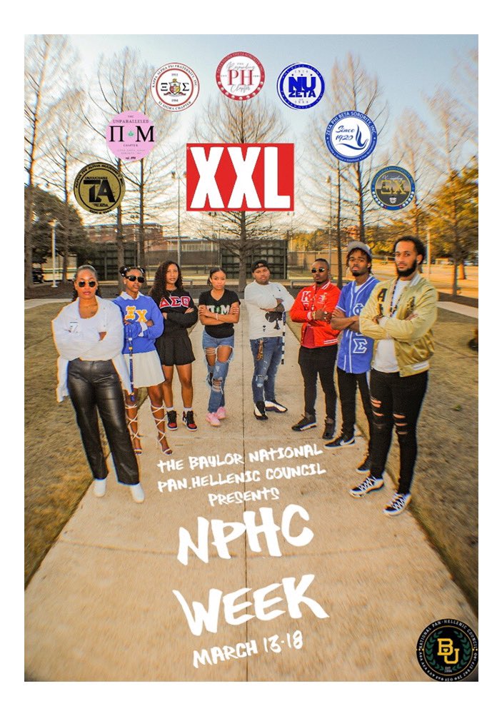 BROUGHT TO YOU BY BAYLOR’S NPHC… 

NPHC Week is fast approaching March 13th to March 18th and we can’t wait to see you all there 🤩

MORE DETAILS COMING SOON!!! STAY TUNED 🙌🏾