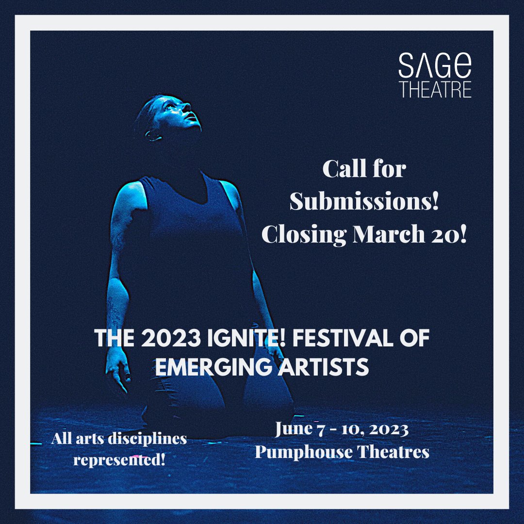 Sage Theatre (@sageyyc) on Twitter photo We want you to join the IGNITE! Festival and join hundreds of artists who have seen their careers launched with us!
We want all kinds of creative projects at our festival. It doesn't have to be finished yet!
sagetheatre.com/ignite-2023-ap…
#yyc #yycarts We want you to join the IGNITE! Festival and join hundreds of artists who have seen their careers launched with us!
We want all kinds of creative projects at our festival. It doesn't have to be finished yet!
sagetheatre.com/ignite-2023-ap…
#yyc #yycarts