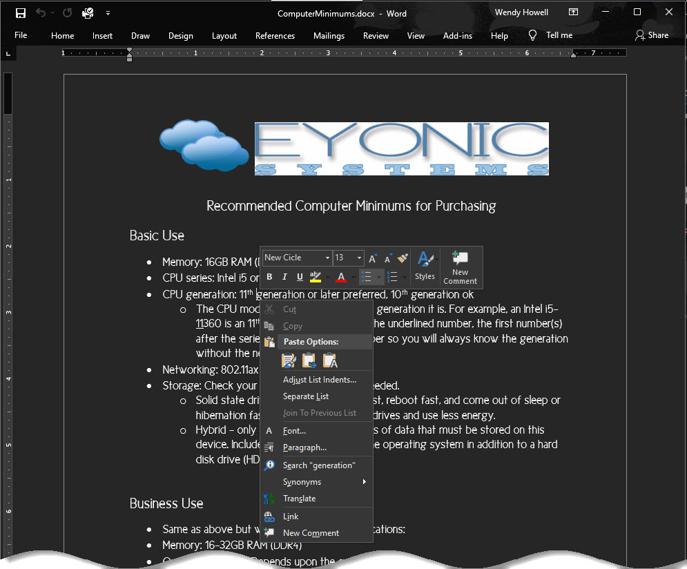 Eyonic's tweet photo. #Blog - The time-saving #Office #shortcuts you likely aren't using enough discusses menu shortcuts rather than keyboard shortcuts. #tech #techtips #efficient #accessibility https://t.co/95ME8jbhOZ https://t.co/Cbqodg2Ltx