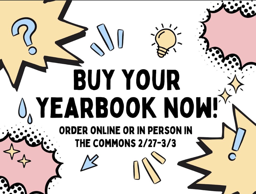Driver_MS_Hawks's tweet photo. Buy your 2022-2023 yearbook TODAY, in school or online! 

In school sales may be placed during lunch this week or order online at https://t.co/IKAttqVUWs

Use code: 
WCHS - 8776
DMS - 22151 https://t.co/fIg5Ix9jFF