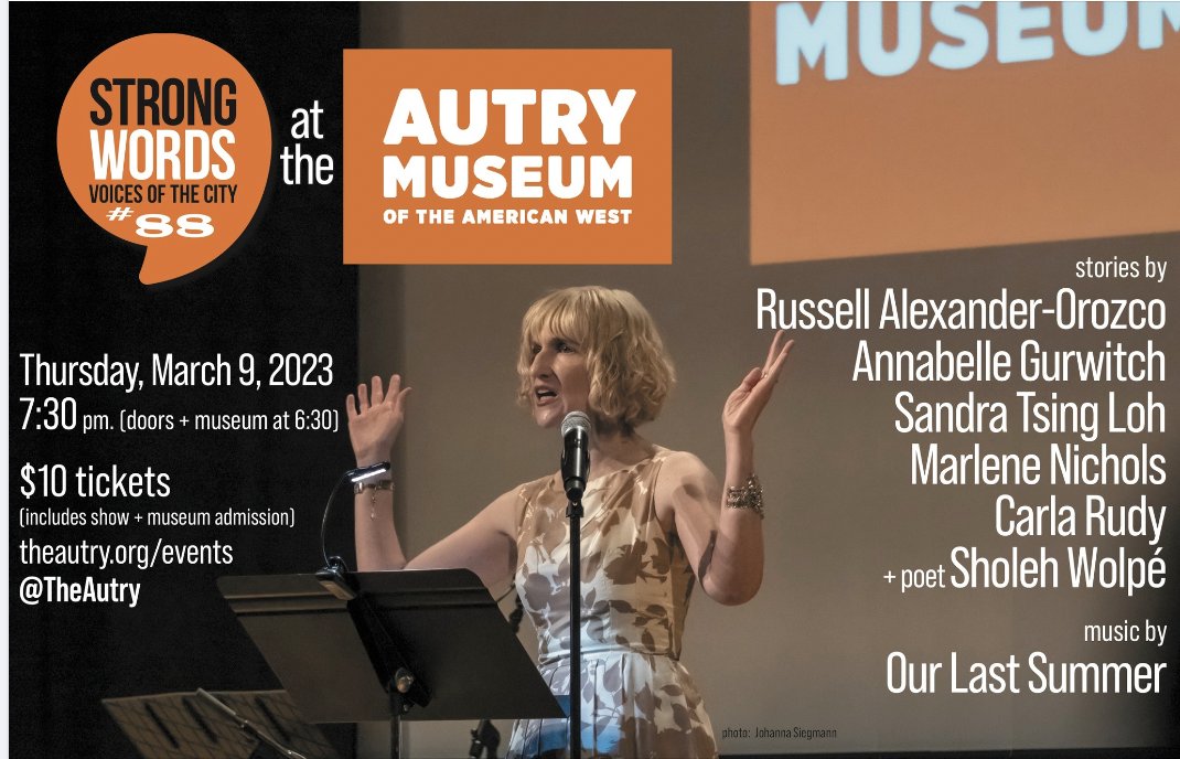 LAGurwitch's tweet photo. March 9th, me and a bunch of pals including @SandraTsingLoh will be at @TheAutry, come and join us! https://t.co/LvofyGsN5Y
