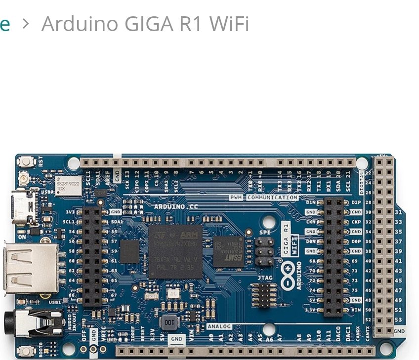 rocksetta's tweet image. Is the new @arduino #arduinoGiga a #arduinoPortentaH7 in the #arduinoMega form factor.
If anyone has it, can you test if my "Portenta Pro Community Solutions" library works on it?
Get my library through the IDE search "community" or at
github.com/hpssjellis/por…
