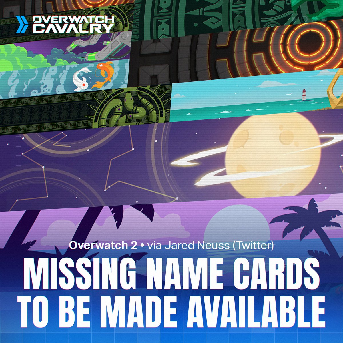 Missing name cards are coming! General Discussion Overwatch Forums