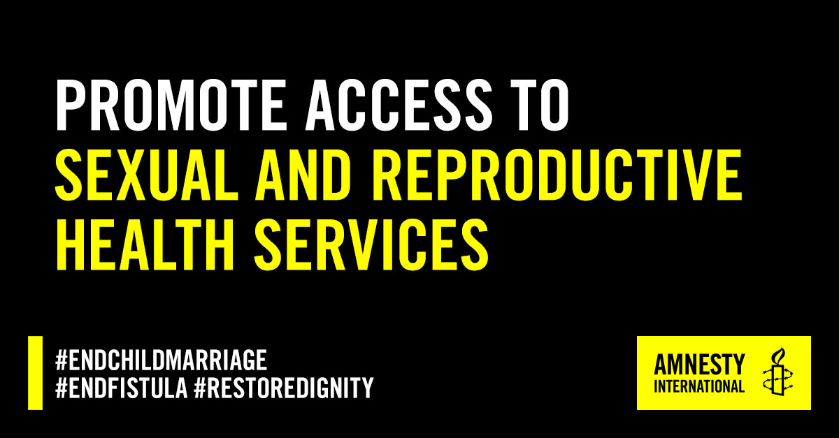 In #Zimbabwe, we found that women and girls were left vulnerable to unwanted pregnancies and a higher risk of HIV infection because of widespread confusion around sexual consent and access to sexual health services. 
<a href="/AmnestySARO/">AmnestySouthernAfrica</a>