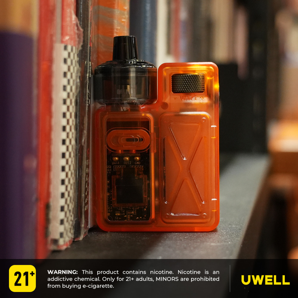 Uwelltech's tweet photo. Want to make a statement? Stand out from the crowd with our bold Crown M!
#Uwell #Uwelltech #Caliburn #vapedaily #vapetime #vapefam #vapelove #UwellCrown #CROWNM #OrangeStyle
Only for adults(21+). https://t.co/kKfZC5gKKa