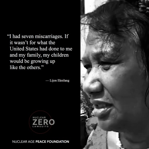 Today on March 1, Nuclear Victims Remembrance Day in the #MarshallIslands, I am remembering my hero of a friend, Lijon Eknilang. She  redefined 'victim' for me with her bravery, her honesty and her fiercely funny sense of humor in the face of devastation. #NuclearJustice