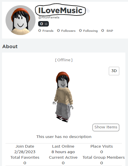 Zenha's tweet image. Is Roblox moderation going crazy or something?! ILoveMusic is censored as a display name yet someone managed to put it as their display name YESTERDAY.

#Roblox #RobloxModeration