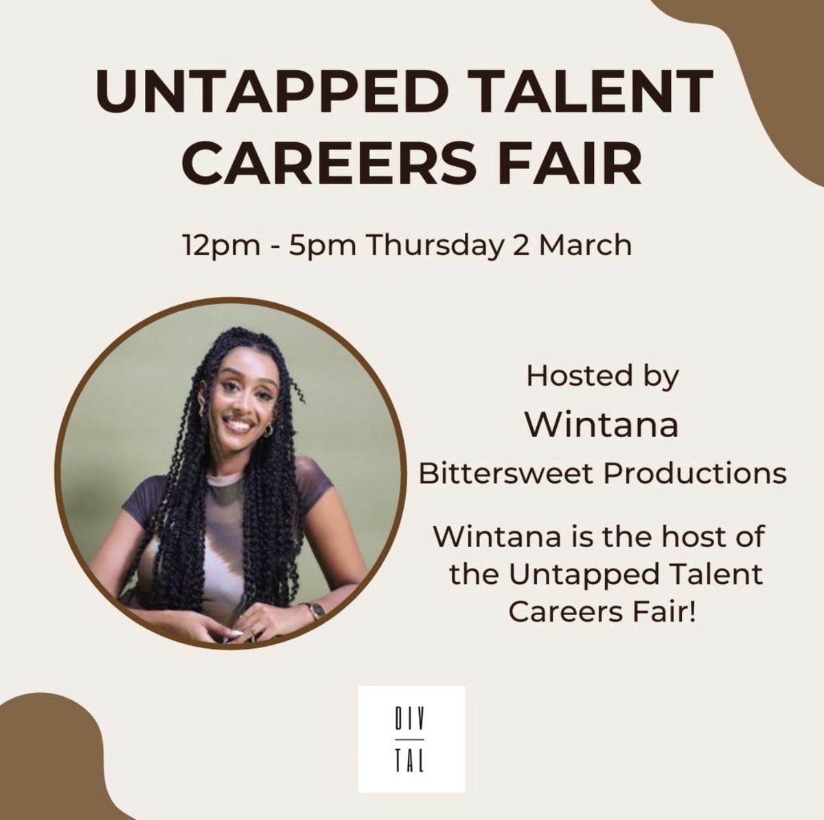 Today is the day! 🎉

We can't wait to have Wintana from Bittersweet podcast, Tigist from Pola Practice and Nyashap a poet and author joining. 

Who’s coming along? 🙋🏿🙋🏽‍♀️🙋🏽‍♂️🙋🏻‍♀️

#untappedtalentcareersfair #diversity #inclusivity #inclusiverecruitment
