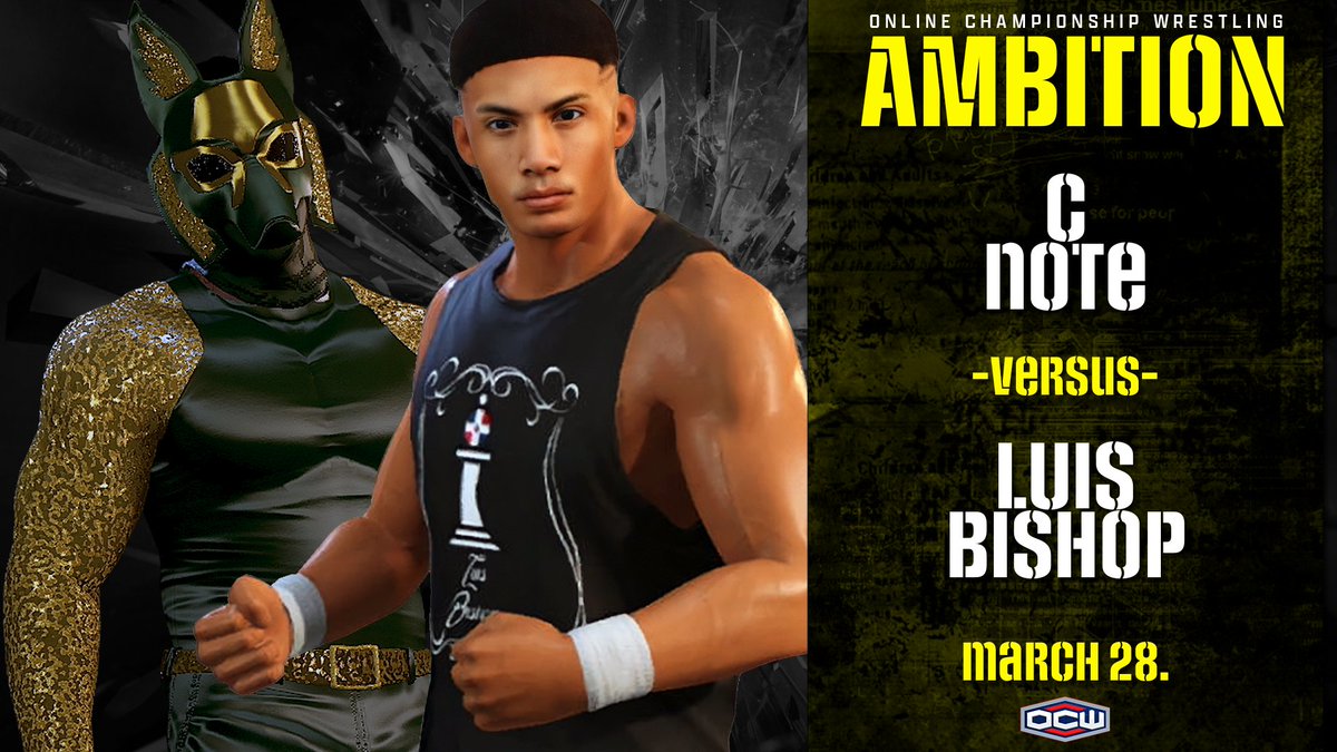 ocwfed's tweet photo. The Rookies return 
Tues 3.28.23 - 7PM

OCW Ambition 17/77 
https://t.co/SMMeZTr7Up

#wwe2k22 #ocwfed https://t.co/V33FDkNl4d