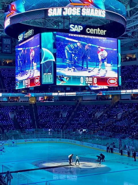 CanCGSF's tweet photo. CG @RanaSarkar_ did the puck drop at Canadian Heritage Night yesterday evening! Thanks to our partners @FromTheMoose for organizing such a fantastic event 🇨🇦🏒 https://t.co/EtxHs5nkFj
