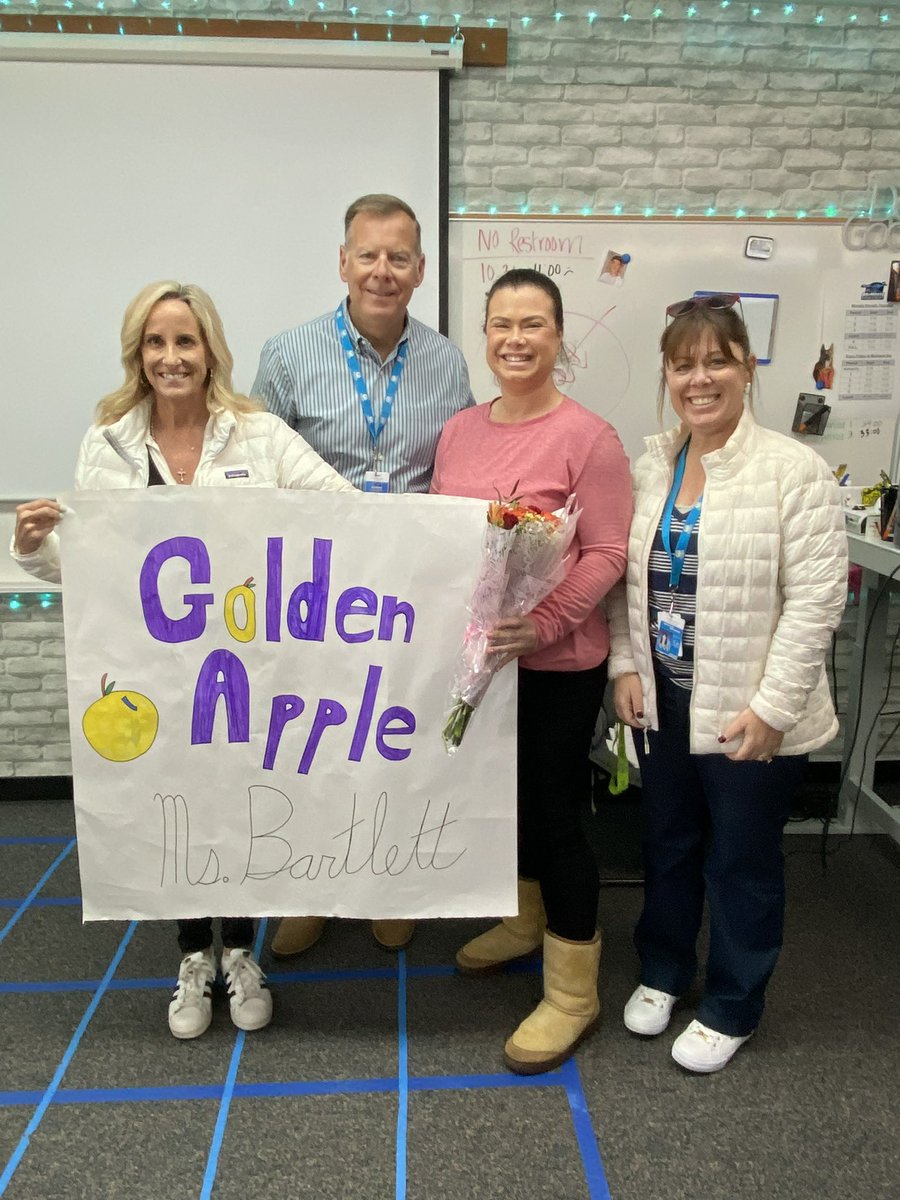 Congratulations Leslie Bartlett!  Chaparral Golden Apple Teacher! #CHAPCares