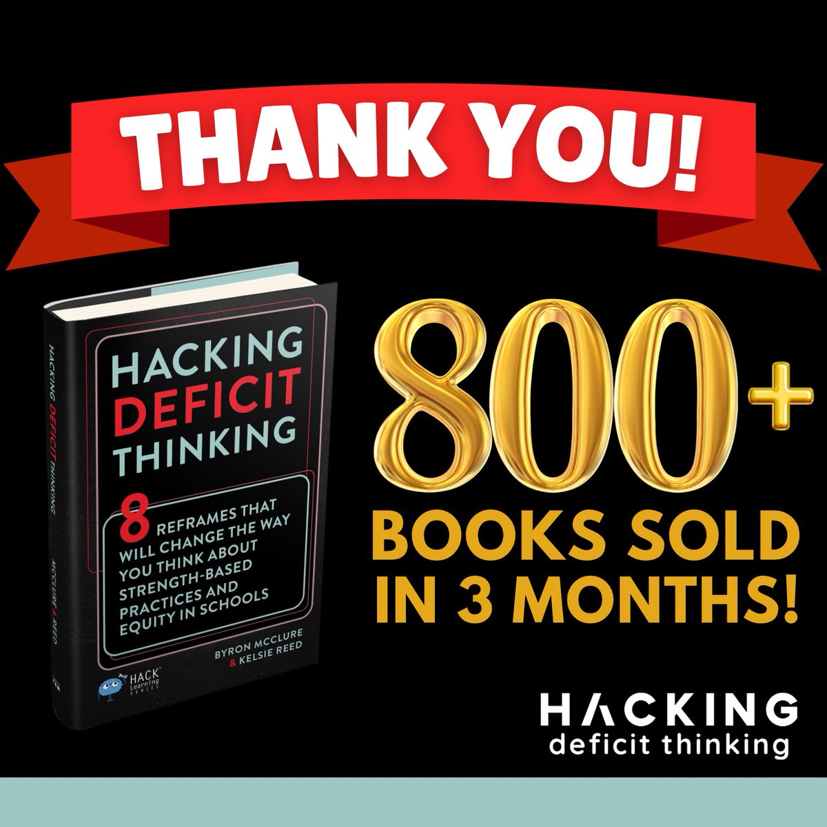 WOW!! We are so incredibly grateful! Thank you to every reader who has purchased a copy so far 🙏🏾🙏🏽 PS-If you haven’t already, PLEASE leave us a rating and review on Amazon. It helps spread our message more than you think!
#hackingdeficits #strengthbased #educationequity
