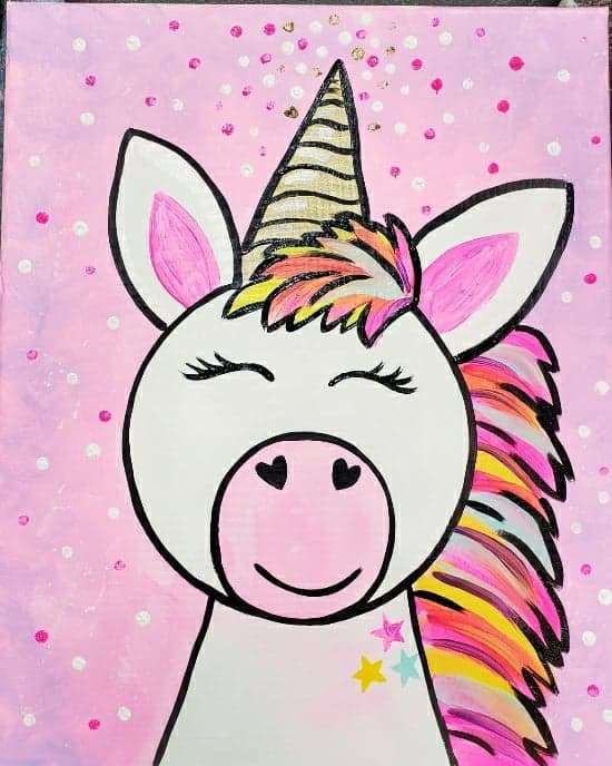 PinotCdA's tweet photo. Create your own fabulous friend in Unique Unicorn! The magic happens on Saturday, March 18, 12:30-2pm. Family Day event, everyone needs a reservation. #pinotspalettecda #familyday #paintdrinkhavefun #unicornsoftwitter #younique https://t.co/Oli7HkO3S5