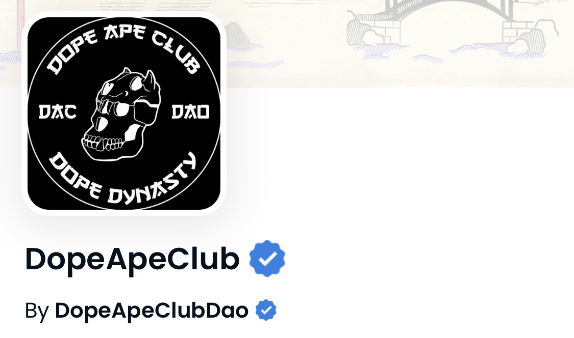 Dope Ape Club DAO tweet media