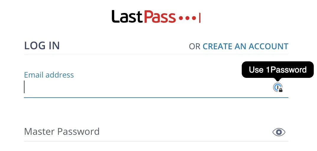lwischik's tweet photo. Signing in to delete my #lastpass account. "Use #1password". Ouch, that must sting. https://t.co/9u30m5Hl1Q