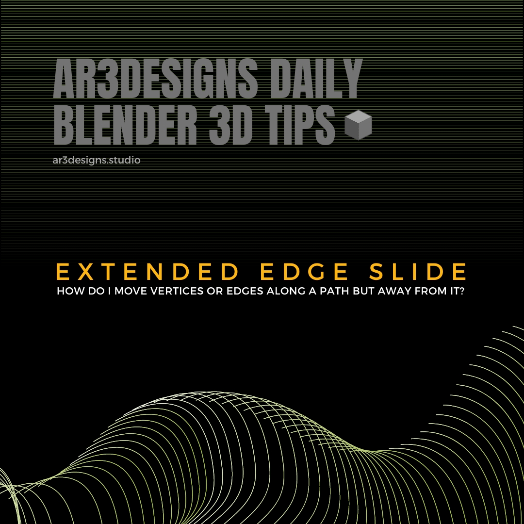 ar3designs's tweet photo. AR3Designs Daily Blender 3D Tips
HOW DO I MOVE VERTICES OR EDGES ALONG A PATH BUT AWAY FROM IT?
https://t.co/wVNy5L9l0U

#ar3designs #ar3d #blender #blender3d #3d #tutorial #tips #short #video #youtube #model #3dmodel #modeling #3dmodeling #daily #edge #edgeslide #slide #path https://t.co/ROK7uDthW8