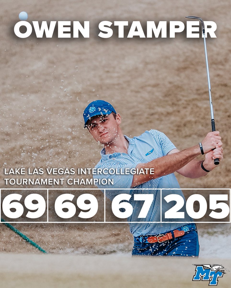 Middle Tennessee Men's Golf tweet media