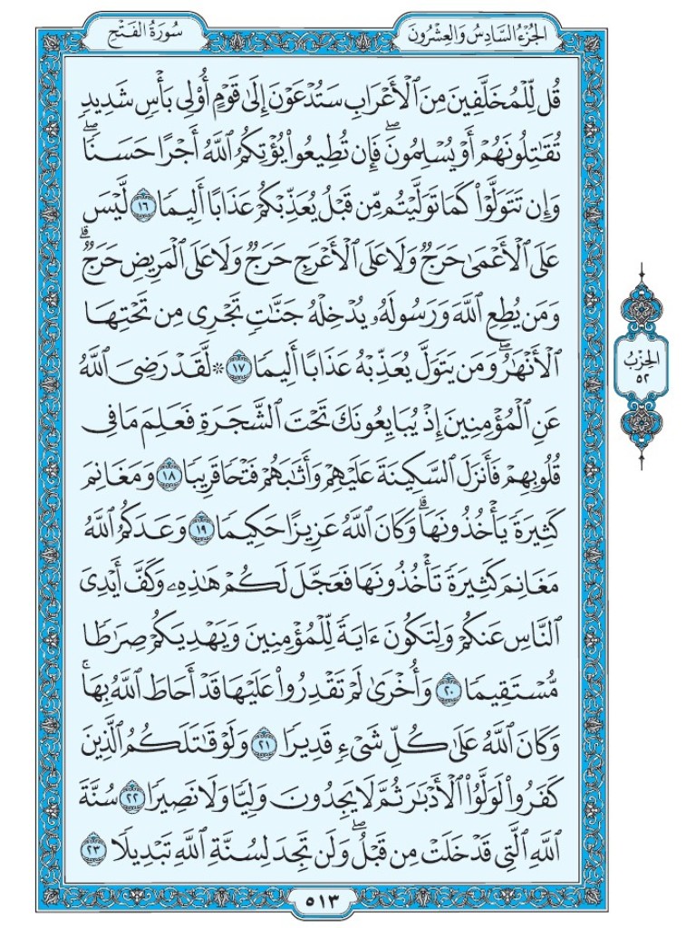 القرآن الكريم [ ص : 513 ]