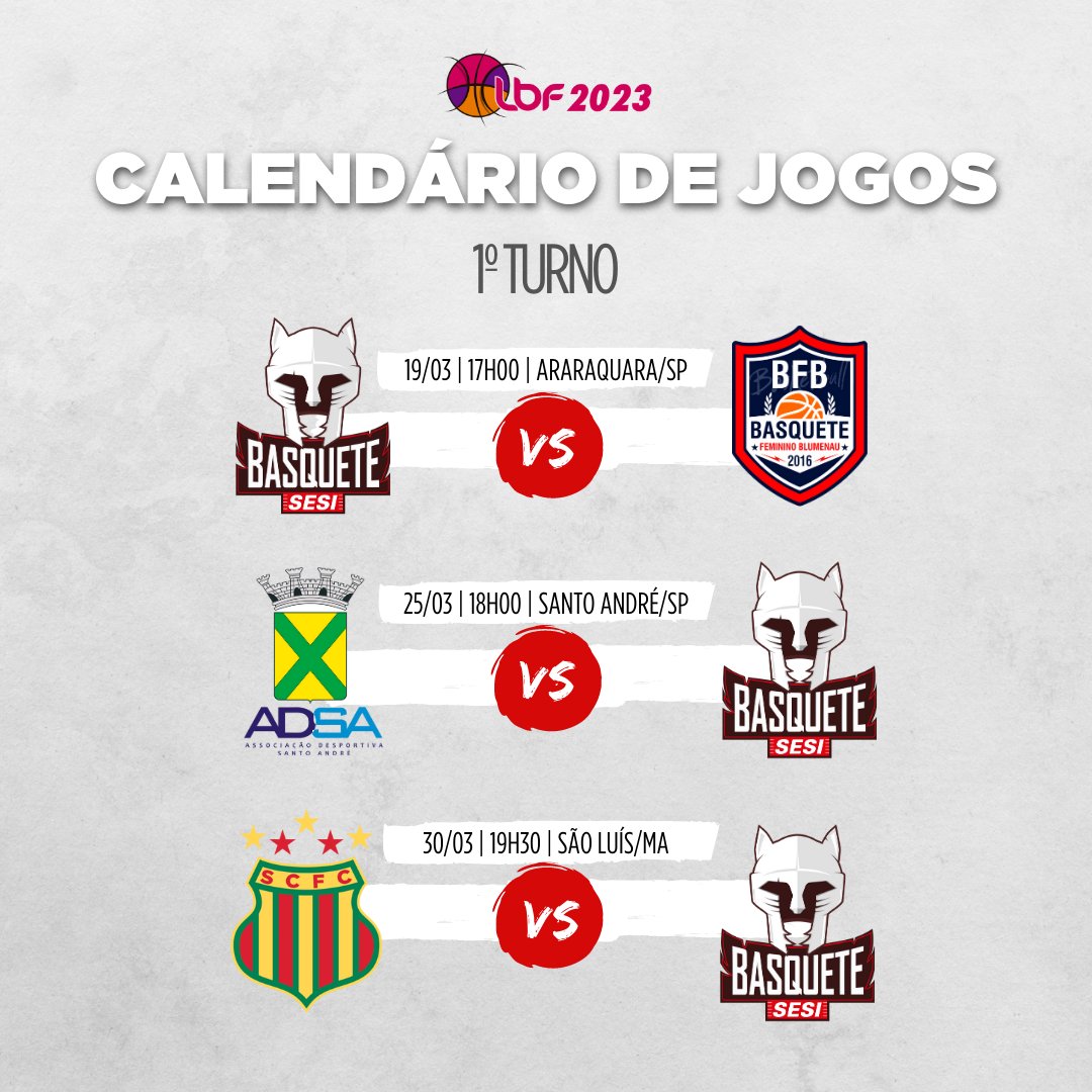 SesiAraraqBasq's tweet photo. 🏀 Faltam 7 dias! 🔥

A torcida araraquarense está convocada para juntos fazermos a festa no Ginásio do Sesi!  #VemTorcer #GoSesi

Ingressos gratuitos: https://t.co/0858T6OD5P

#araraquara #sesiararaquarabasquete #basquetefeminino #sesiesporte #sesisp https://t.co/px9UXV8VX8
