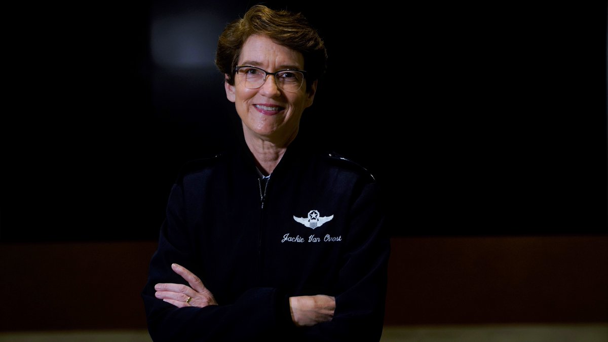 'With great satisfaction, I sent a shockwave through the air as I broke through that [sound] barrier. As a leader and aviator, I have been working to break barriers ever since,' said Gen. Jacqueline Van Ovost, commander, USTRANSCOM #WomensHistoryMonth #BreakingBarriers