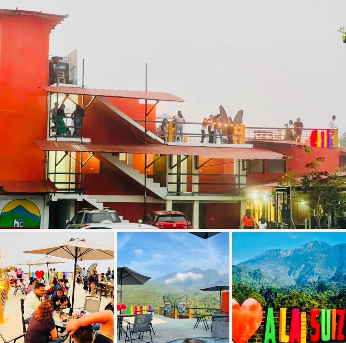 fabodeleonradio's tweet photo. La Suiza Hotel Restaurante Mirador en UNIÓN JUÁREZ contamos con habitaciones para 2, 4 y 6 personas. 
Además miradores espectaculares. 
Cualquier información al 9621085088

#VolcanTacaná #UniónJuárez #LaSuiza #Hotel #Mirador #Restaurante #Chiapas #Turismo #Relax #Café #Chocolate https://t.co/LKXZJUuVK0