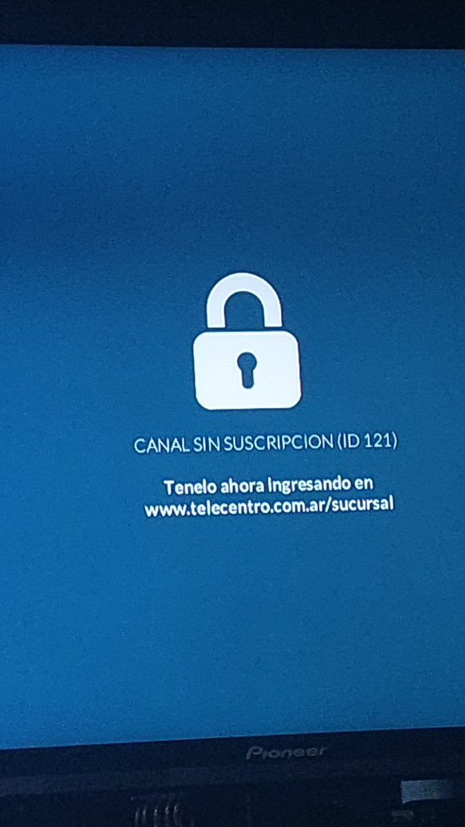 negrita_any's tweet photo. @TeleCentroAr @MiLifetime Solo quiero  el servicio por el que pago. Pero hace dos días que no lo tengo https://t.co/oz3Pt78s4w