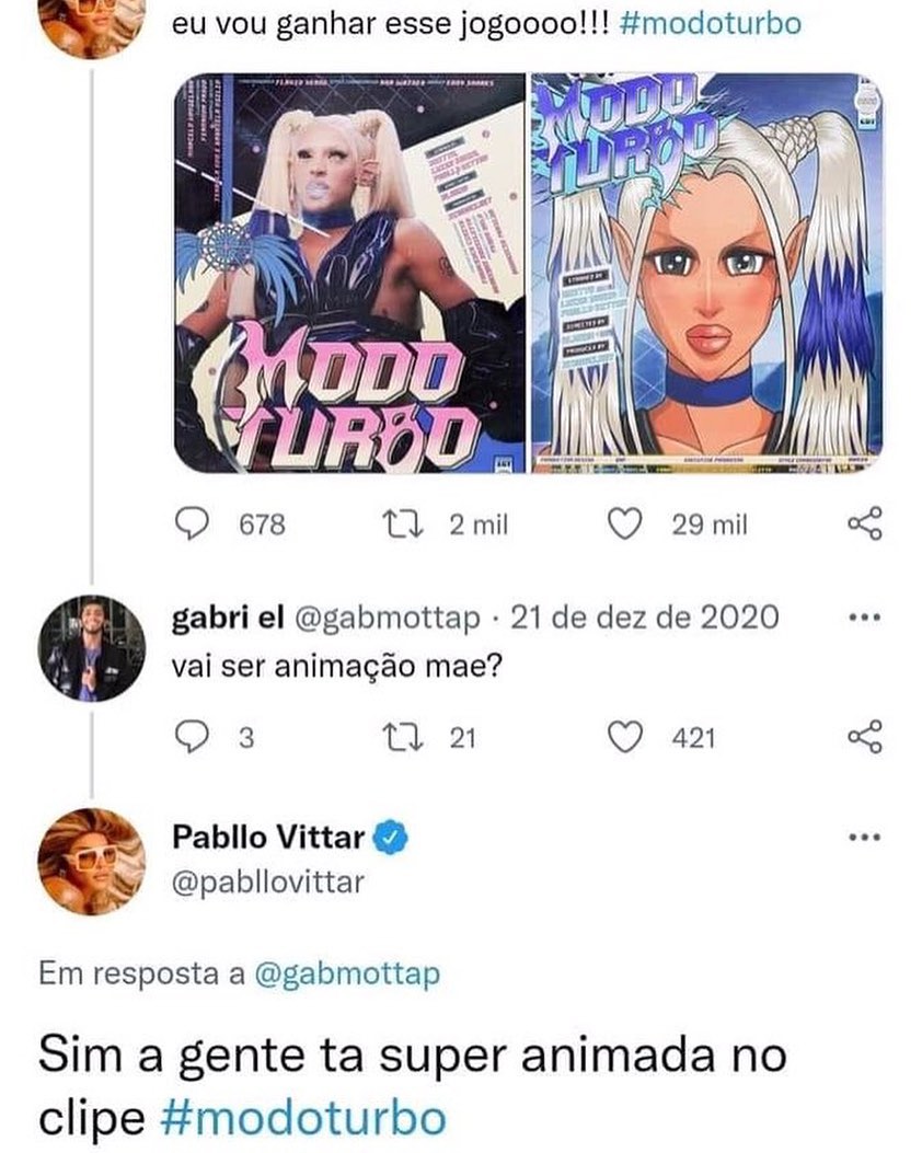filhodeeva's tweet image. #modoturbo