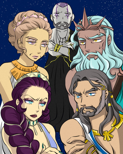 SmiteHera's tweet image. The gods of Olympus and Hades,  minus Hestia 👑⚜️⚡💎🦚🌾🔱💀
#godsofolympus #greekgods #greekgoddesses #greekmythology #zeus #hera #poseidon #demeter #hades #bloodofzeus #bloodofzeusnetflix