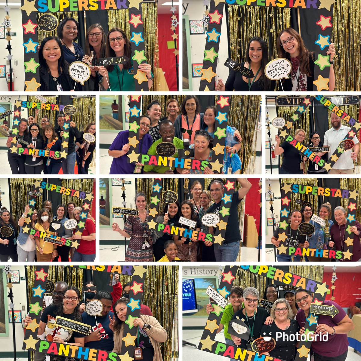 Celebrating our shining stars with red carpet treatment and a sparkling cider toast!  <a href="/4literacylife/">Frances Frye</a> <a href="/emartinezPBC/">Edna Martinez</a> <a href="/MartinaHewitt/">Martina Hewitt</a> <a href="/Wises77Susan/">Susan Wise</a> #ShiningStarPBC #teampalmbeach