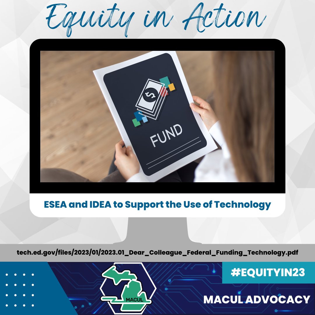 Administrators! Need examples on how to leverage Title funds (ESEA and IDEA) to support the use of technology to support digital learning to improve instruction and student outcomes? Check out this information:
tech.ed.gov/files/2023/01/… #equityin23