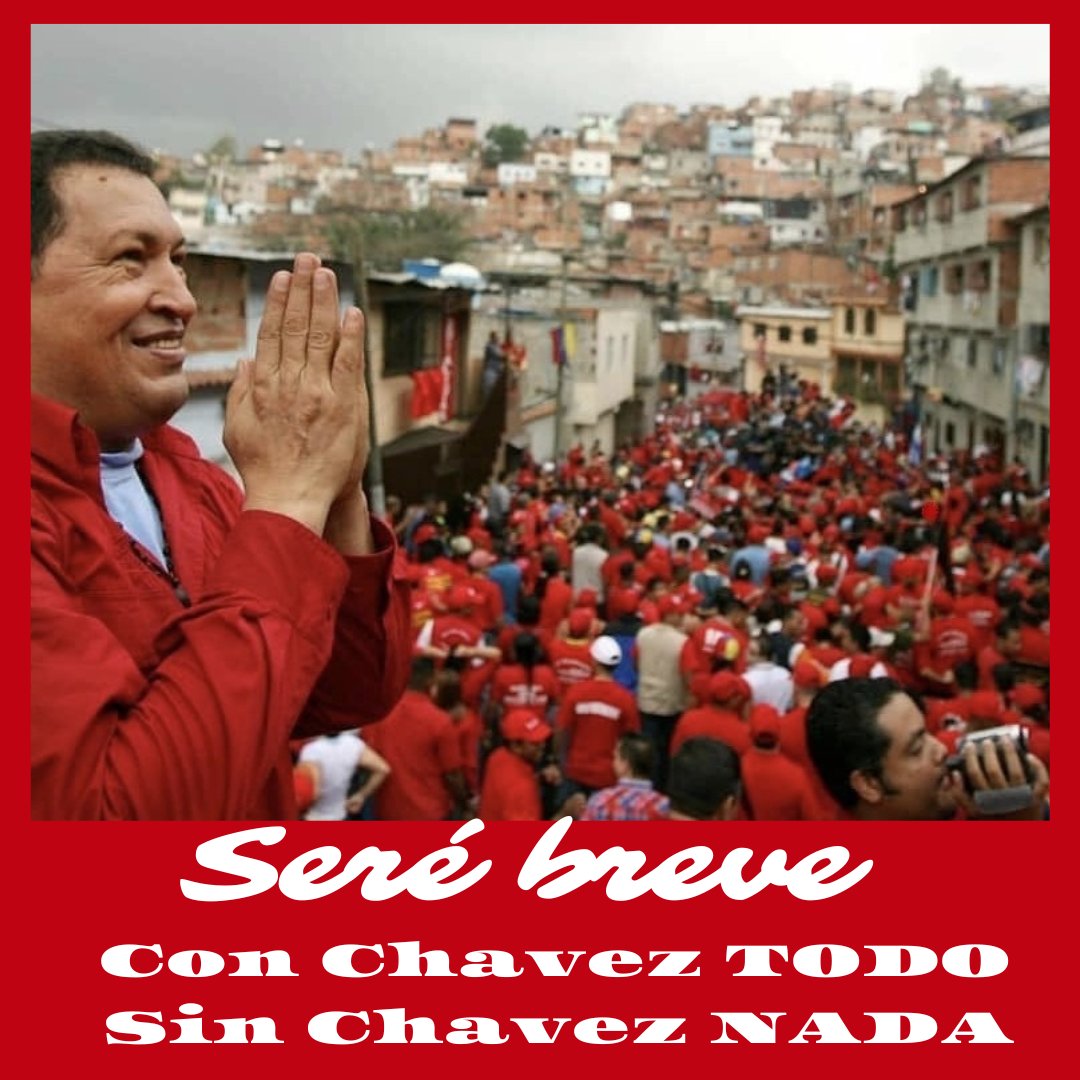 RalloFatima's tweet photo. #ChavezCorazonDelPueblo
Clarito, rojito con Chavez TODO, sin CHÁVEZ NADA!
Más  murales, más pinturas, más calle, más Pueblo, más ojos que nos acompañan, más amor por la Patria es más amor a Chávez 
CHAVEZ POR SIEMPRE!!
@dcabellor @PartidoPSUV @bricspsuv @NicolasMaduro https://t.co/15flcqw3Co