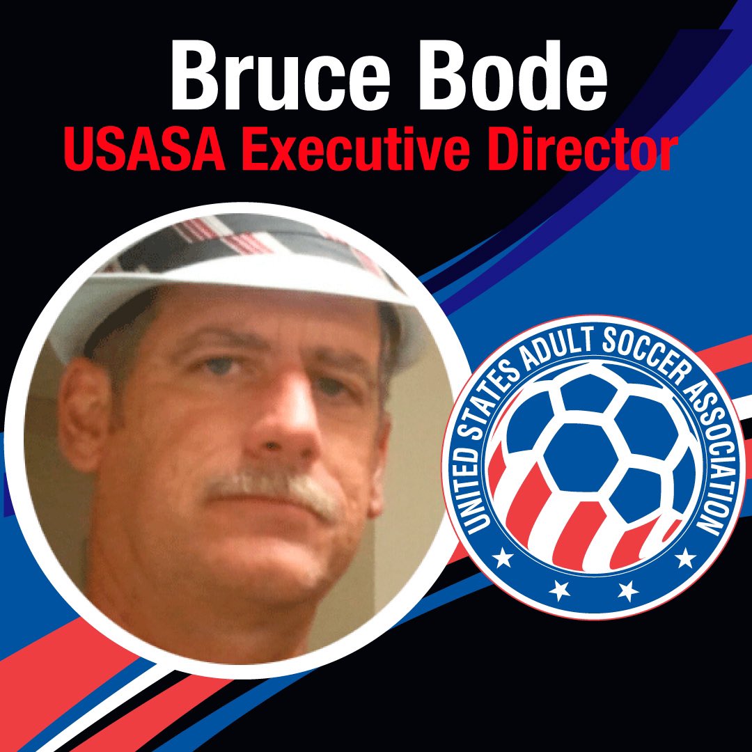 🎉USASA would like to welcome our new Executive Director, Bruce Bode. Bruce served on the board of the @ILStateSoccer where he was Cup Commissioner. He also a member of the Illinois State Referee Committee. 🤝 Join us in congratulating Bruce on his new role leading USASA!👏