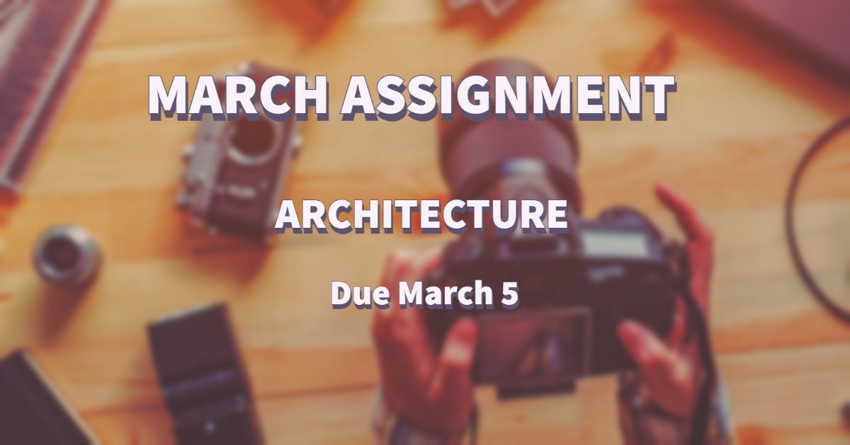 CAPS Members! The deadline is coming up fast, so get your assignment images in now!