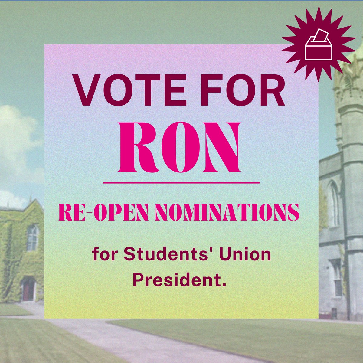 ron4ugsu's tweet photo. We are done posting for the night. The past few hours have been a journey trying to compile everything together. 

🚨 REMEMBER 🚨 
Voting takes place tomorrow March 2nd from 10am - 9pm on YourSpace

#RONforPresident #RON4President #UGSU https://t.co/Ucns5zE53D