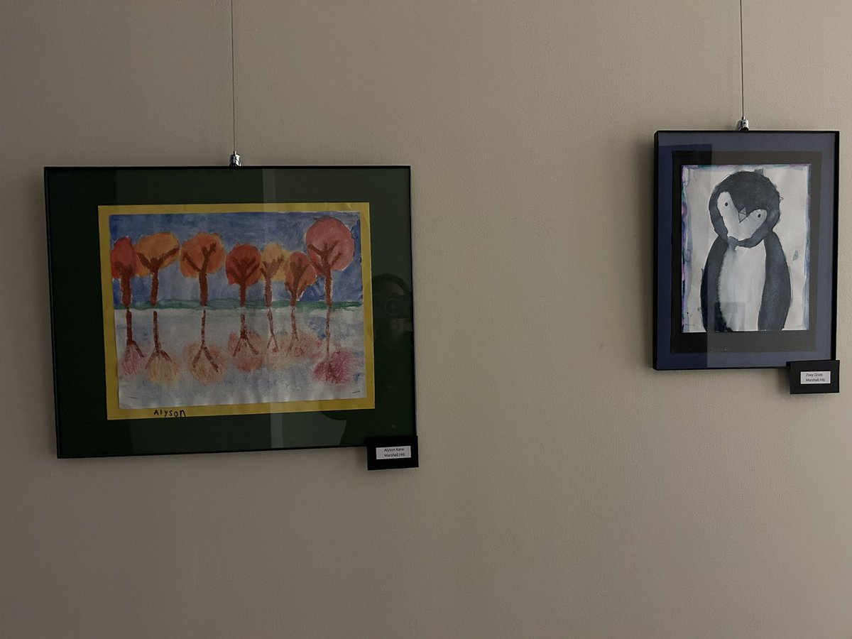 It’s March! That means it’s Youth Art Month! The WM Library is hosting a sampling of artwork in the upstairs gallery and hallway outside the Children’s section. More K-12 artwork will be on display at the All District Arts Festival at the end of this month. (3/29)!
