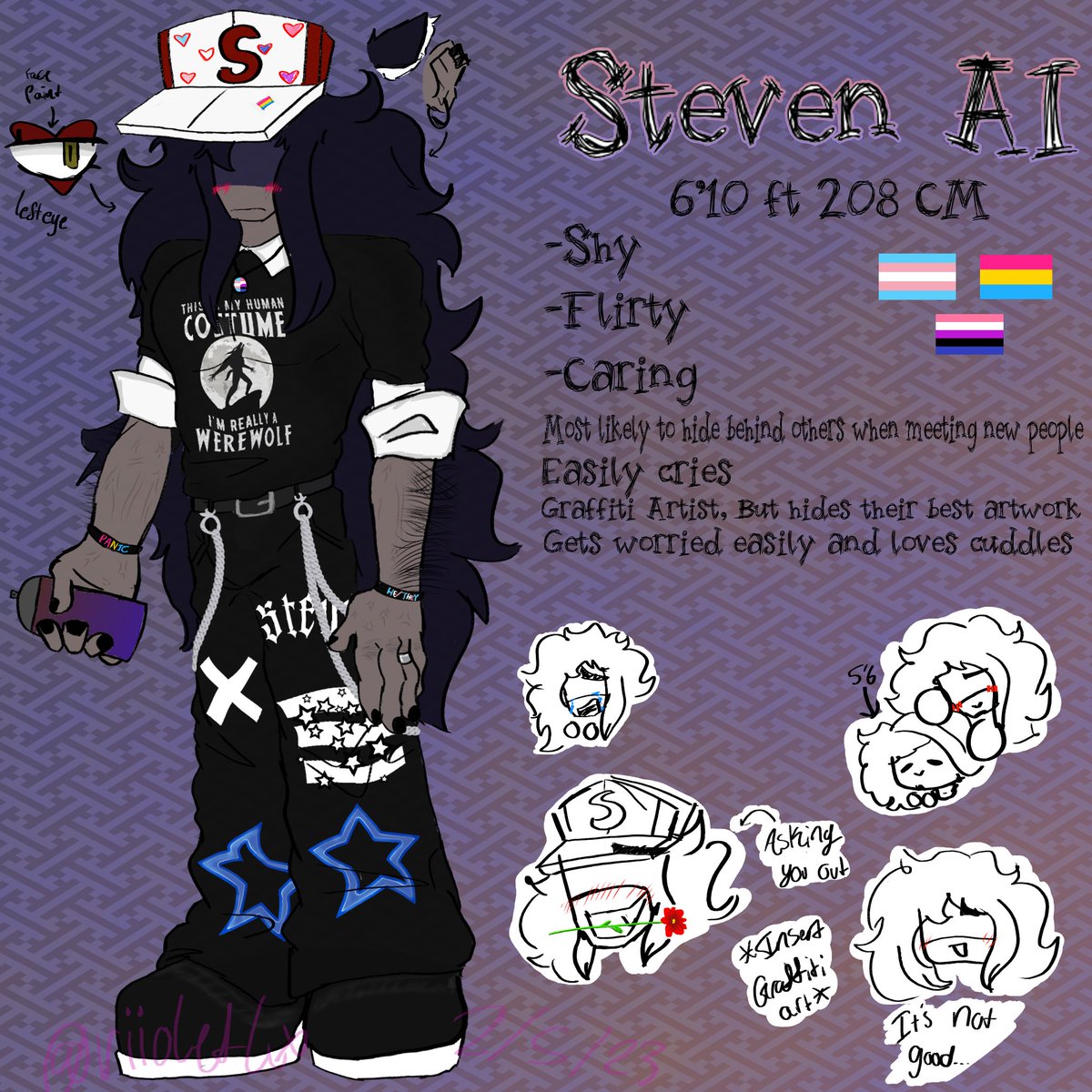 Viioletlux's tweet photo. Actually I do a Ask the AI's! Give em request or question! #pokepasta #strangledred #strangledmike #strangledredsteven #hypnoslullaby #glitchyredai #SILASAISWEEP #MASONAISWEEP #MILOAISWEEP
Also official ai tags https://t.co/KennZqiX96