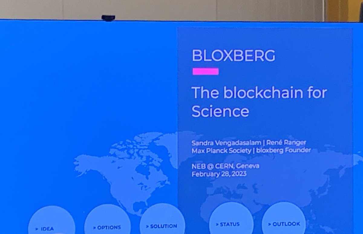 Setting up conditions for a more open science is the mission of <a href="/bloxberg_info/">bloxberg</a>. Sandra Vengadasalam and René Ranger presented this #blockchain project in the 2nd day of the NEB@CERN
#NewEuropeanBauhaus