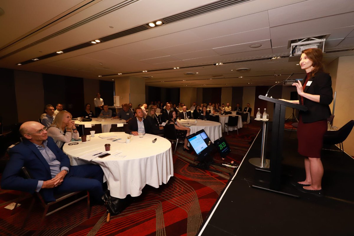 PTAANZ_'s tweet photo. Such an inspiring keynote at the #PTAANZ #ZeroEmissionsPT Symposium by Dr @JosipaPetrunic, President &amp; CEO of @CUTRIC_CRITUC. Her key message was that with so many options to decarbonise public transport, we need to find the best solution for each community. https://t.co/AGkhRtxrzT