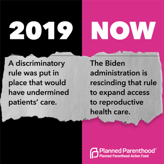 Planned Parenthood Action 
Attacks on reproductive health care continue nationwide, vital that patients be able to determine their own health care based on what is best for them, NOT their provider’s personal beliefs.
 Defend reproductive health care access. #PutPatientsFirst