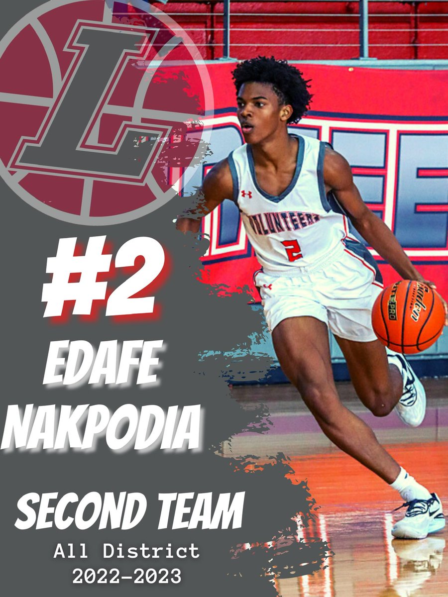 Congrats to 2024 Edafe Nakpodia for being selected 2nd Team All District!