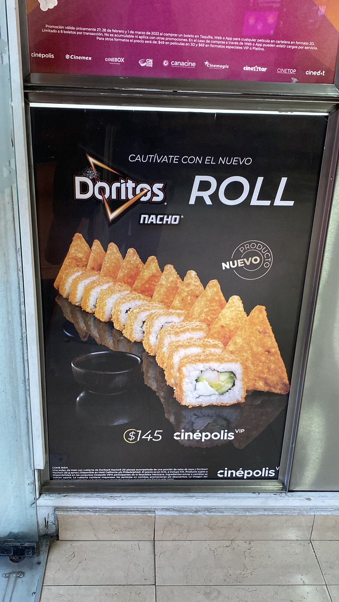 La obsesión de cinepolis con ponerle papas donde ni al caso ya cruzó una línea…